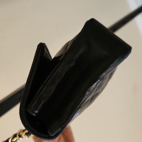 Chanel Matelasse Coco turnlock Timeless, vintage as is black, poor red lining - Picture 10 of 12